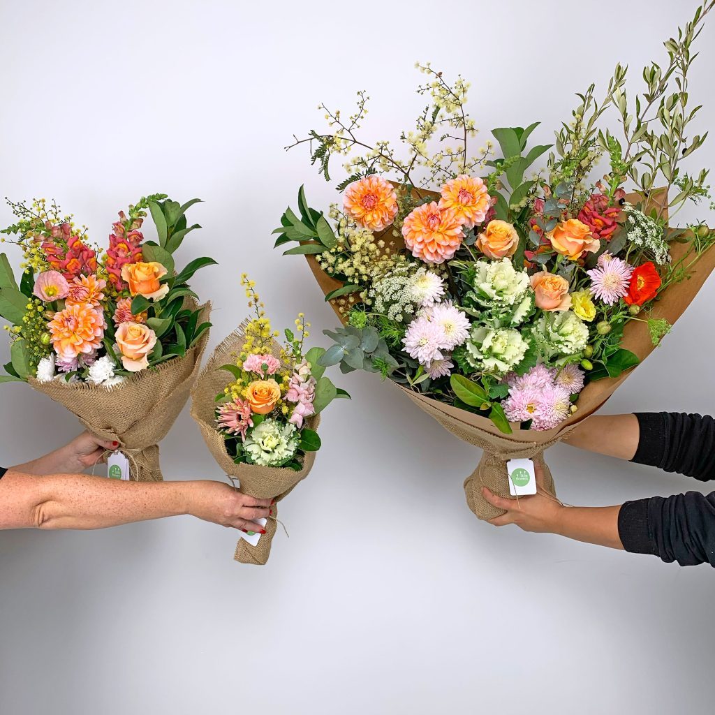 Poppies included in Little Flowers daily mixed bouquet